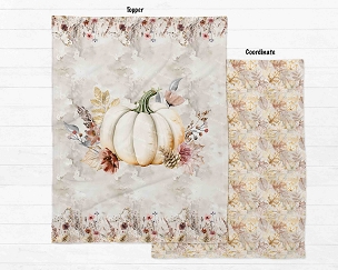 Softly Falling Pumpkin Blanket Panel
